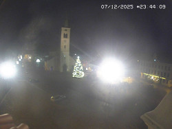 Náměstí, koste sv. Markéty