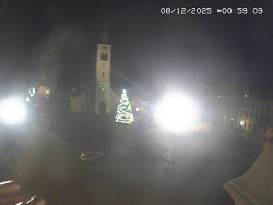 Náměstí, koste sv. Markéty