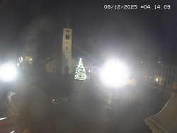 Náměstí, koste sv. Markéty