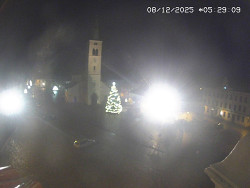 Náměstí, koste sv. Markéty