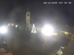 Náměstí, koste sv. Markéty