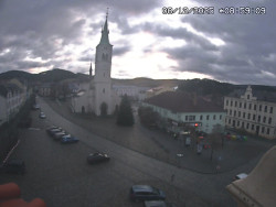 Náměstí, koste sv. Markéty