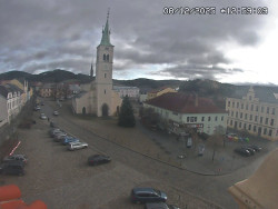 Náměstí, koste sv. Markéty