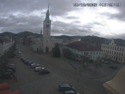 Náměstí, koste sv. Markéty