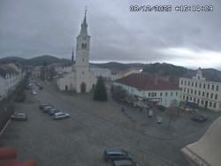 Náměstí, koste sv. Markéty