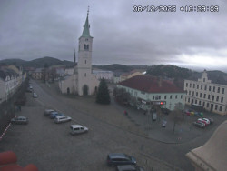 Náměstí, koste sv. Markéty