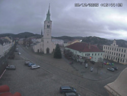 Náměstí, koste sv. Markéty