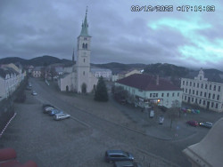 Náměstí, koste sv. Markéty