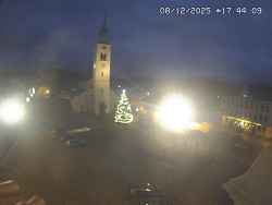 Náměstí, koste sv. Markéty