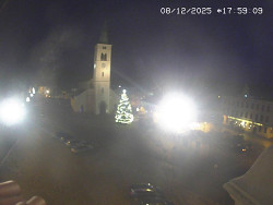 Náměstí, koste sv. Markéty