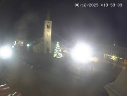 Náměstí, koste sv. Markéty