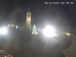 Náměstí, koste sv. Markéty