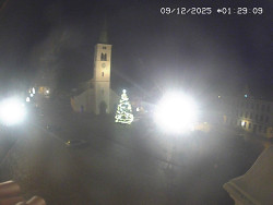 Náměstí, koste sv. Markéty