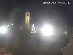 Náměstí, koste sv. Markéty