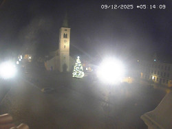 Náměstí, koste sv. Markéty