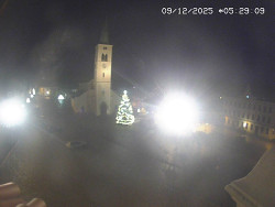 Náměstí, koste sv. Markéty