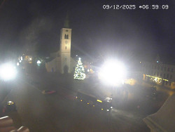 Náměstí, koste sv. Markéty