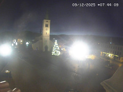 Náměstí, koste sv. Markéty