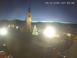 Náměstí, koste sv. Markéty