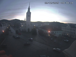 Náměstí, koste sv. Markéty