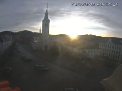 Náměstí, koste sv. Markéty