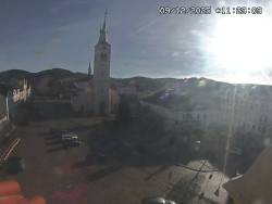 Náměstí, koste sv. Markéty