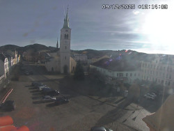 Náměstí, koste sv. Markéty