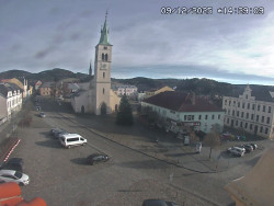 Náměstí, koste sv. Markéty