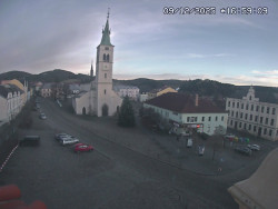 Náměstí, koste sv. Markéty