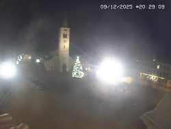 Náměstí, koste sv. Markéty