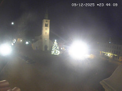 Náměstí, koste sv. Markéty