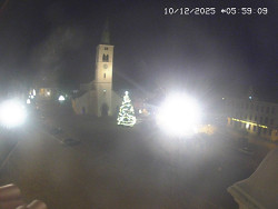 Náměstí, koste sv. Markéty