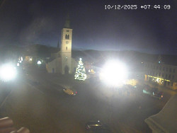 Náměstí, koste sv. Markéty