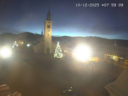 Náměstí, koste sv. Markéty