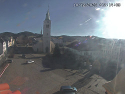 Náměstí, koste sv. Markéty