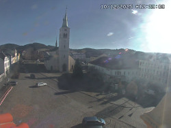 Náměstí, koste sv. Markéty