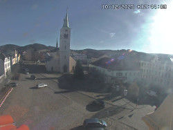 Náměstí, koste sv. Markéty