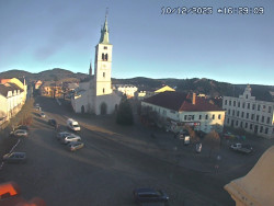 Náměstí, koste sv. Markéty