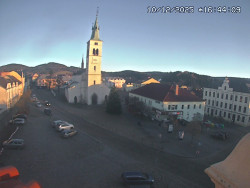 Náměstí, koste sv. Markéty