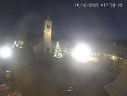 Náměstí, koste sv. Markéty