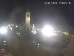 Náměstí, koste sv. Markéty