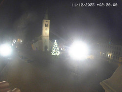 Náměstí, koste sv. Markéty