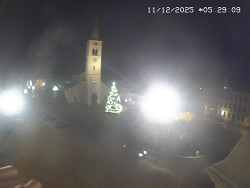 Náměstí, koste sv. Markéty