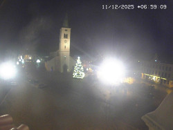 Náměstí, koste sv. Markéty