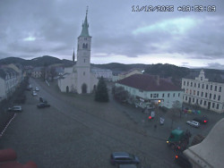 Náměstí, koste sv. Markéty