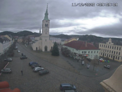 Náměstí, koste sv. Markéty