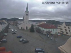 Náměstí, koste sv. Markéty