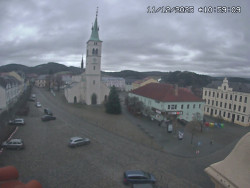 Náměstí, koste sv. Markéty