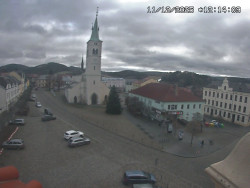 Náměstí, koste sv. Markéty