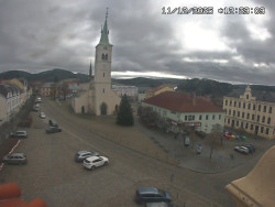 Náměstí, koste sv. Markéty